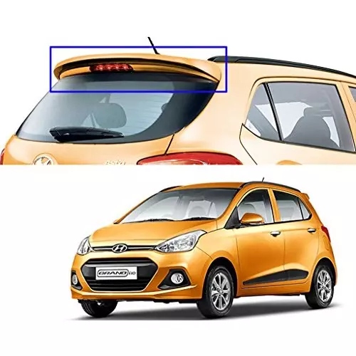 Auto Pearl OE Type Car Spoiler ABS Golden-Orange Compatible For Hyundai I10 Grand, Spoiler_i10_Grand_Golden-Orange
