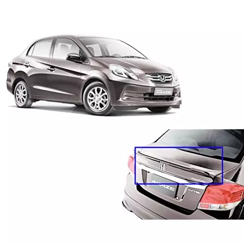 Auto Pearl OE Type Car Spoiler ABS Urban Titanium Metallic Compatible For Honda Amaze, Spoiler_Amaze_Urban_TMetallic