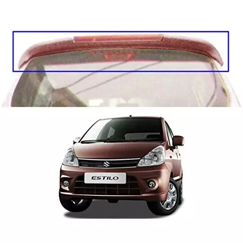 Auto Pearl OE Type Car Spoiler ABS Sunlight Copper Brown Compatible For Maruti Suzuki Zen Estilo, Spoiler_Estilo_Sunlight_Copper