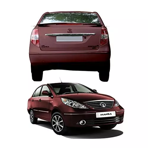 Auto Pearl OE Type Car Spoiler ABS Monarch Red Compatible For Tata Manza, Spoiler_Manza_Monarch_Red