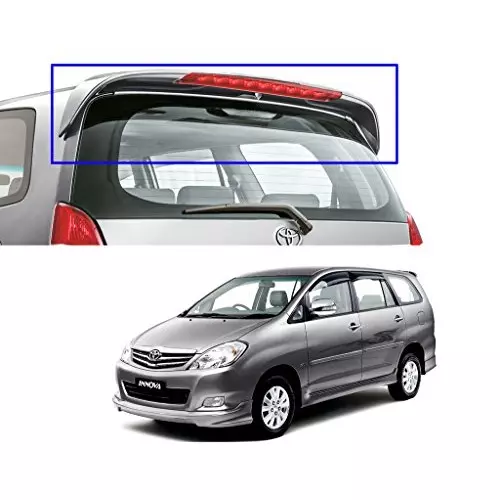 Auto Pearl OE Type Car Spoiler ABS Grey Mica Metallic Compatible For Toyota Innova, Spoiler_Innova_Grey_Mica_Metallic