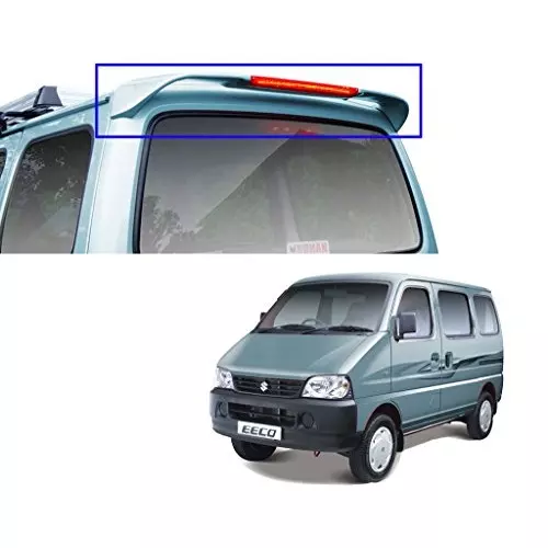 Auto Pearl OE Type Car Spoiler ABS Grey Compatible For Maruti Suzuki Eeco, Spoiler_Eeco_Grey