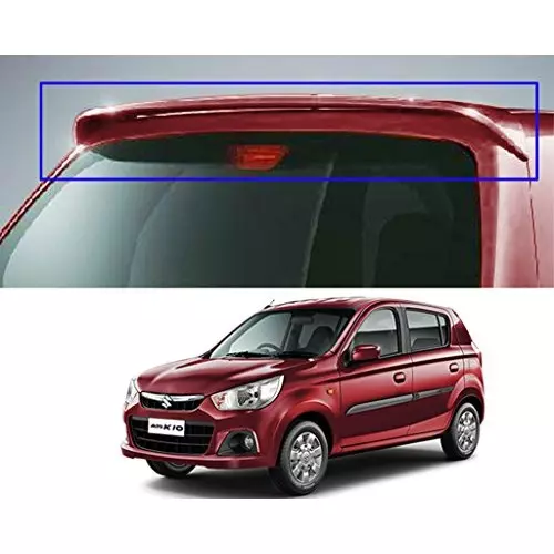Auto Pearl OE Type Car Spoiler ABS Fire Brick Red Compatible For Maruti Suzuki Alto K 10, Spoiler_K10_Fire_Brick_Red-picture-45