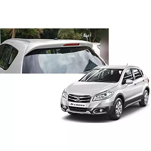 Auto Pearl OE Type Car Spoiler ABS Pearl Arctic White Compatible For Maruti Suzuki S-Cross, Spoiler_Scross_Pearl_Arctic_White