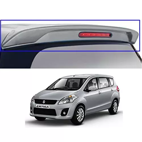Auto Pearl OE Type Car Spoiler ABS Silky Silver Compatible For Maruti Suzuki Ertiga, Spoiler_Ertiga_Silky_Silver