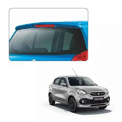Auto Pearl OE Type Car Body Colored Spoiler ABS Silky-Silver Compatible For Maruti Suzuki Celerio 2021, Spoiler_Celerio2021_Silky-silver