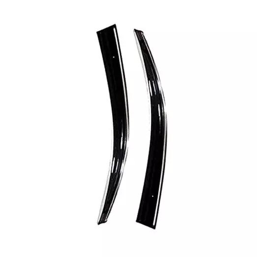 AUTOMANTRA Silver Line Door Visor Polycarbonate 2 Pcs Set for Tata Ace
