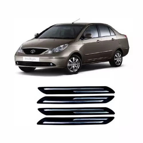 carsonia-black-rubber-bumper-guard-for-tata-indigo-marina-pack-of-4