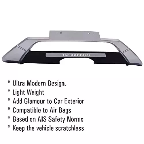 Auto Pearl Bumper Diffuser Reflector ABS Front Compatible For Tata Harrier, Diffuser_Harrier_Front