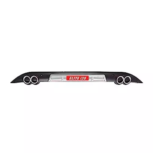 Auto Pearl Bumper Diffuser Reflector ABS Rear Compatible For Hyundai I20 2020, Diffuser16_i20_2020_Rear