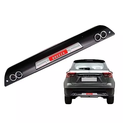 Auto Pearl Bumper Diffuser Reflector ABS Rear Compatible For Maruti Suzuki Brezza 2016, Diffuser17_Brezza2016_Rear