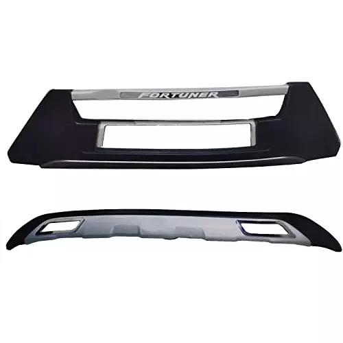 Auto Pearl Bumper Diffuser Reflector ABS Front & Rear Compatible For Toyota Fortuner, Diffuser_Fortuner_Combo