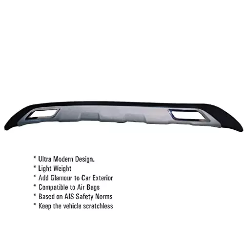 Auto Pearl Bumper Diffuser Reflector ABS Front & Rear Compatible For Toyota Fortuner, Diffuser_Fortuner_Combo