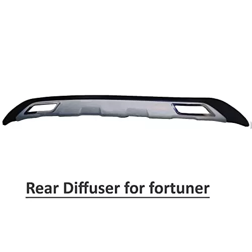 Auto Pearl Bumper Diffuser Reflector ABS Front & Rear Compatible For Toyota Fortuner, Diffuser_Fortuner_Combo
