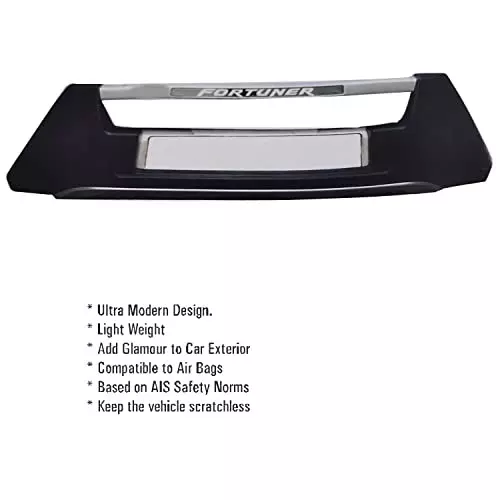 Auto Pearl Bumper Diffuser Reflector ABS Front & Rear Compatible For Toyota Fortuner, Diffuser_Fortuner_Combo