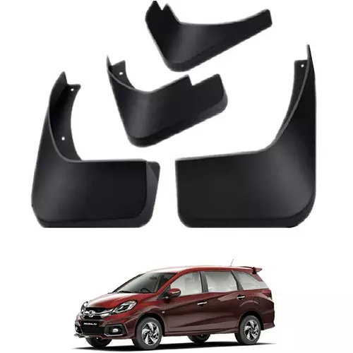 carsonia-front-rear-mudguard-plastic-black-for-honda-mobilio-set-of-4