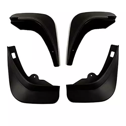 Auto Pearl OE Type Car Heavy Duty Mud Flaps Splash Guards PVC Black Compatible For Nissan Pulse, Mud_Flaps_Pulse (Set of 4)
