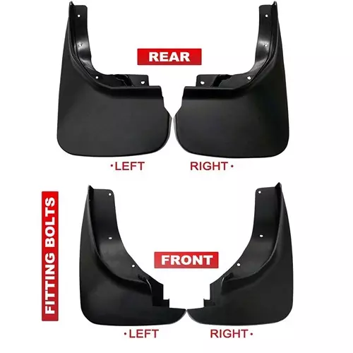 Auto Pearl OE Type Car Heavy Duty Mud Flaps Splash Guards PVC Black Compatible For Mahindra Xuv 700 (2021), MudFlap_Xuv7002021 (Set of 4)