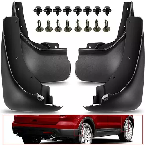 Auto Pearl OE Type Car Heavy Duty Mud Flaps Splash Guards PVC Black Compatible For Mahindra Xuv 700 (2021), MudFlap_Xuv7002021 (Set of 4)