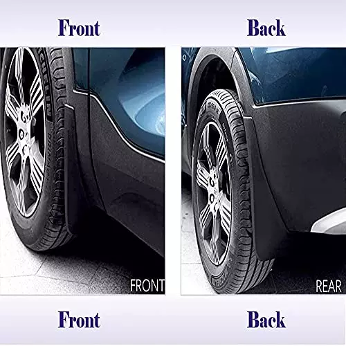 Auto Pearl OE Type Car Heavy Duty Mud Flaps Splash Guards PVC Black Compatible For Volkswagen Tiguan 2021 Onwards, Mud_Flap_Tiguan2021onwards (Set of 4)