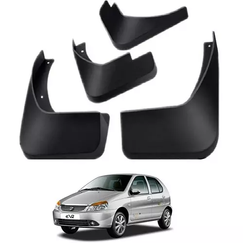 carsonia-front-rear-mudguard-plastic-black-for-tata-indica-set-of-4