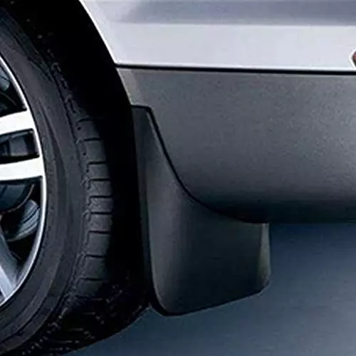 Auto Pearl OE Type Car Heavy Duty Mud Flaps Splash Guards PVC Black Compatible For Volkswagen Virtus, Mud_Flap_VirtusVolkswagen (Set of 4)