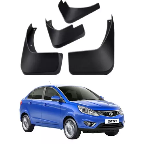 carsonia-front-rear-mudguard-plastic-black-for-tata-zest-set-of-4