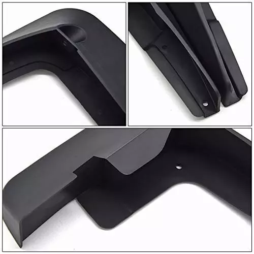 Auto Pearl Car Mud Flap/Guard Black for ‎Bottom Compatible With Hyundai I10 2010-2016 (Set of 4)
