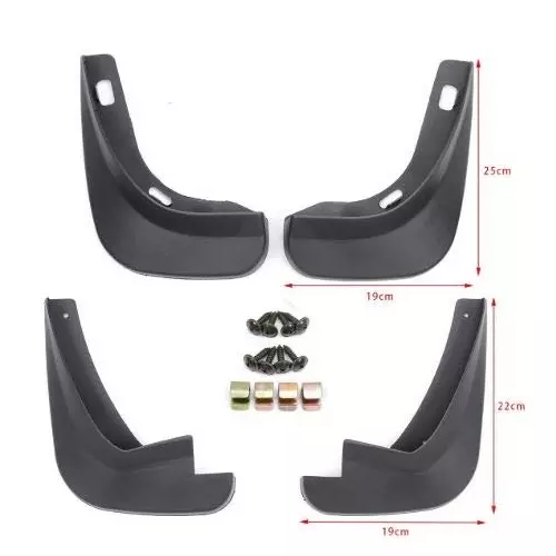 Auto Pearl Car Mud Flap/Guard Compatible For Maruti Suzuki Old Wagon-R 2006-2010 (Set of 4)