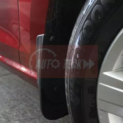 Auto Pearl Mud Flaps ‎Front PVC ‎Black Compatible For Skoda Rapid