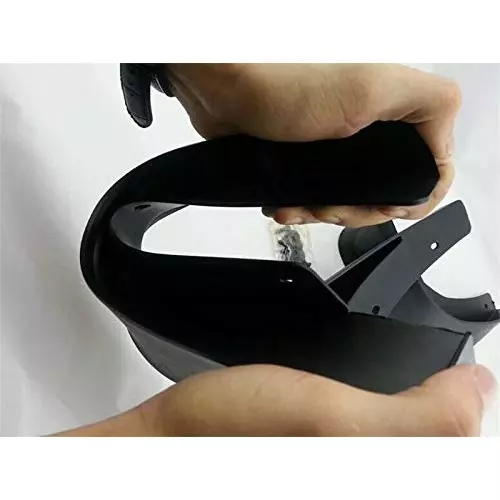 Auto Pearl Mud Flap/Splash Guard ‎ABS Plastic Black Compatible For Tata Safari 2021-2023 (Set of 4)