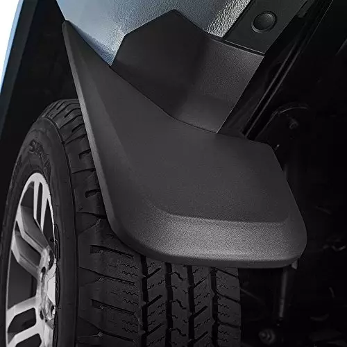 Auto Pearl Mud Flap/Splash Guard ‎ABS Plastic Black Compatible For Tata Safari 2021-2023 (Set of 4)