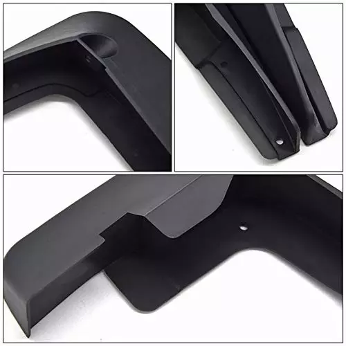 Auto Pearl Mud Flap/Splash Guard ‎ABS Plastic Black Compatible For Hyundai Aura (Set of 4)