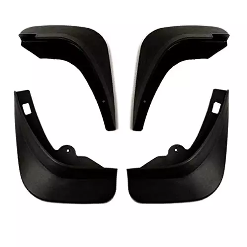 Auto Pearl OE Type Car Heavy Duty Mud Flaps Splash Guards PVC Black Compatible For Skoda Slavia, Mudflap_slavia (Set of 4)