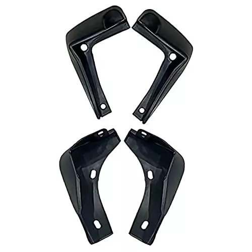 Auto Pearl OE Type Car Heavy Duty Mud Flaps Splash Guards PVC Black Compatible For Mahindra Xuv 700, Mudflaps_XUV700 (Set of 4)