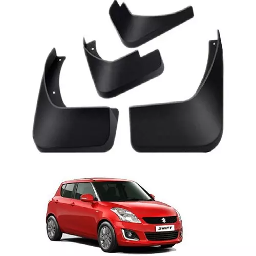 carsonia-front-rear-mudguard-plastic-black-for-maruti-swift-set-of-4