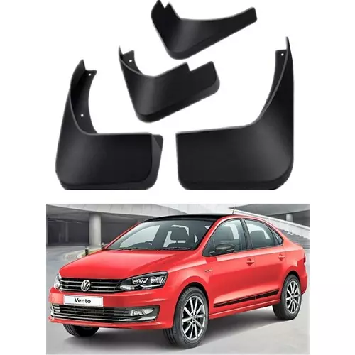 carsonia-front-rear-mudguard-plastic-black-for-volkswagen-vento-set-of-4