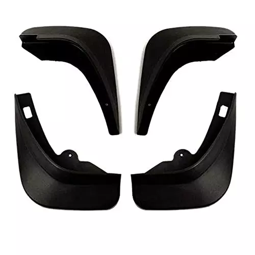 Auto Pearl OE Type Car Heavy Duty Mud Flaps Splash Guards PVC Black Compatible For Mahindra Thar 2010-2019, Mud_Flap_Thar2010_2019 (Set of 4)