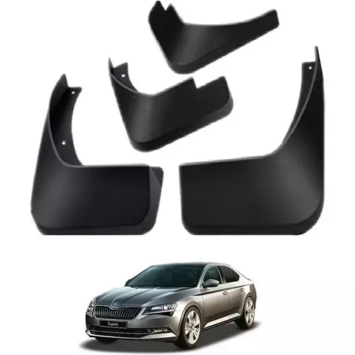 carsonia-front-rear-mudguard-plastic-black-for-skoda-superb-set-of-4