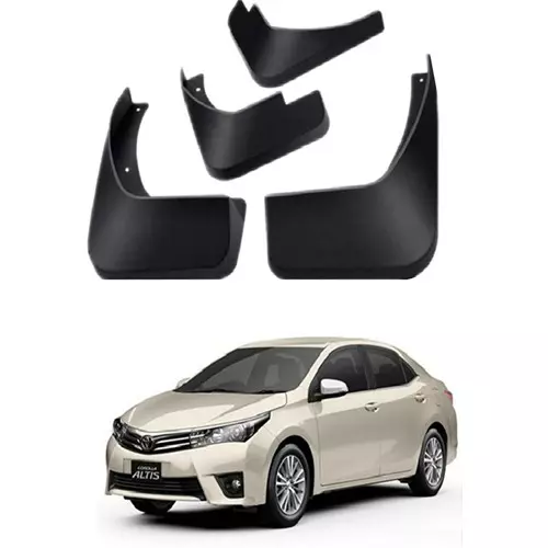 carsonia-front-rear-mudguard-plastic-black-for-toyota-corolla-altis-small-set-of-4