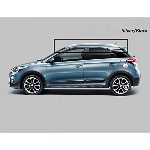 Auto Pearl O.E. Type Roof Rail ‎Plastic Compatible For Hyundai I20 2020 (Set of 2 Pcs)