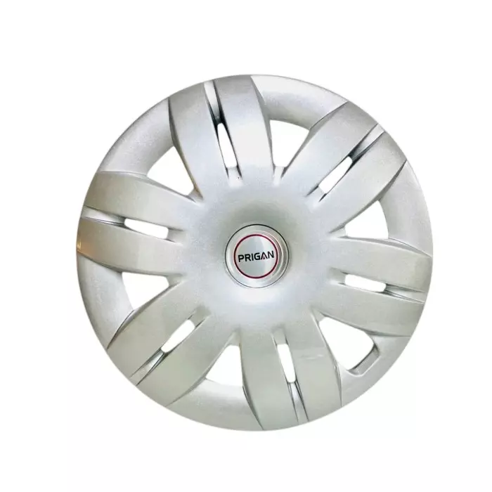Prigan Alto 800 Car Wheel Cover 325 mm (13 inch) High-Grade ABS Silver for Passenger Vehicle (Set of 4 Pcs)