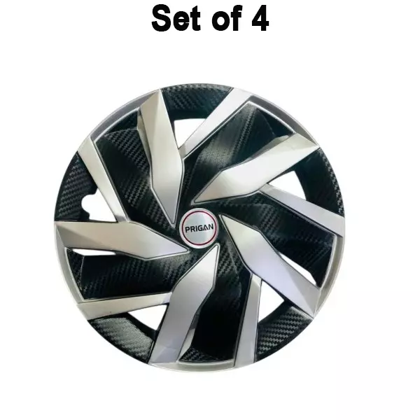 prigan-eagle-dc-car-wheel-cover-300-mm-12-inch-high-grade-abs-black-silver-for-passenger-vehicle-set-of-4-pcs