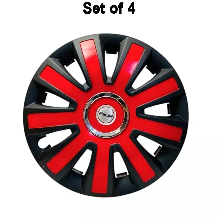 prigan-falcon-car-wheel-cover-325-mm-13-inch-high-grade-abs-black-red-for-passenger-vehicle-set-of-4-pcs