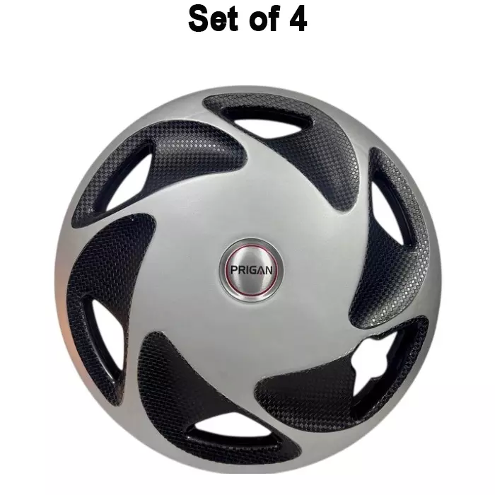 prigan-shelby-dc-car-wheel-cover-325-mm-13-inch-high-grade-abs-black-silver-for-passenger-vehicle-set-of-4-pcs