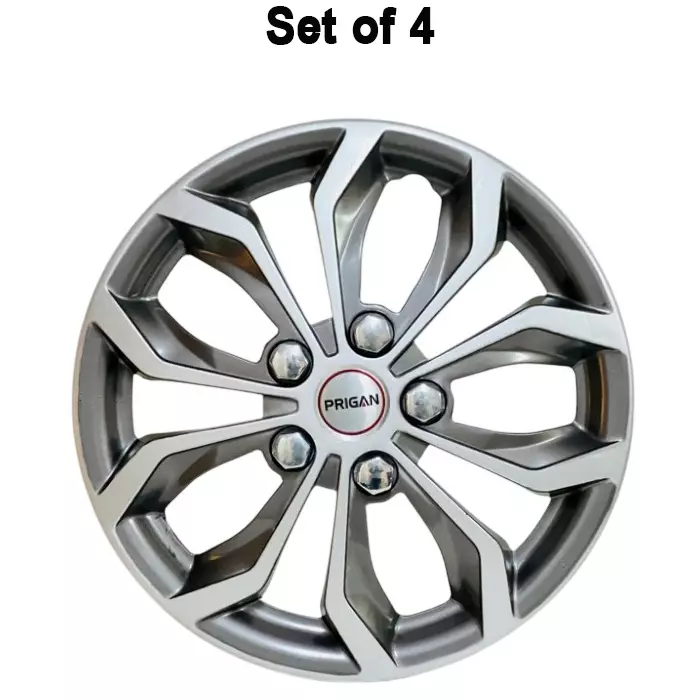 prigan-vision-car-wheel-cover-325-mm-13-inch-high-grade-abs-grey-silver-for-passenger-vehicle-set-of-4-pcs