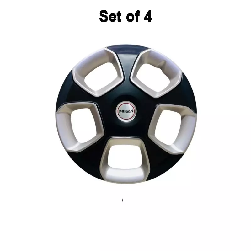 prigan-thor-dc-car-wheel-cover-350-mm-14-inch-high-grade-abs-black-silver-for-passenger-vehicle-set-of-4-pcs