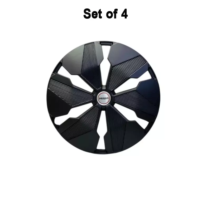 prigan-flair-car-wheel-cover-350-mm-14-inch-high-grade-abs-black-for-passenger-vehicle-set-of-4-pcs