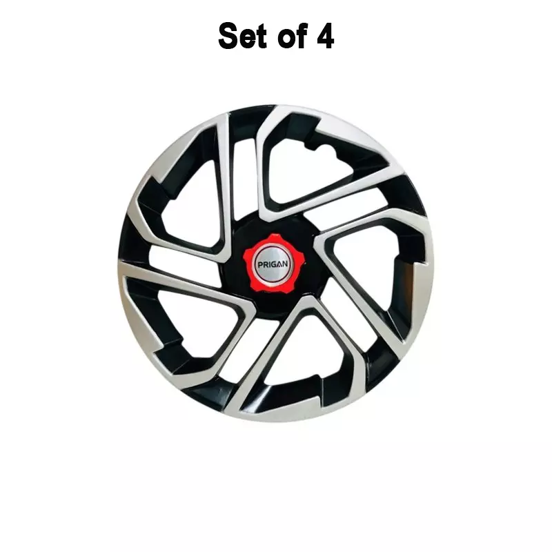 prigan-antique-dc-car-wheel-cover-350-mm-14-inch-high-grade-abs-silver-black-for-passenger-vehicle-set-of-4-pcs