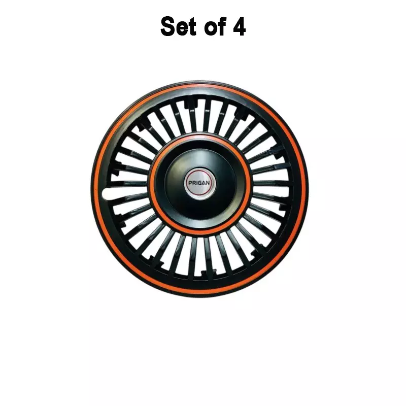 prigan-vintage-car-wheel-cover-350-mm-14-inch-high-grade-abs-black-orange-for-passenger-vehicle-set-of-4-pcs